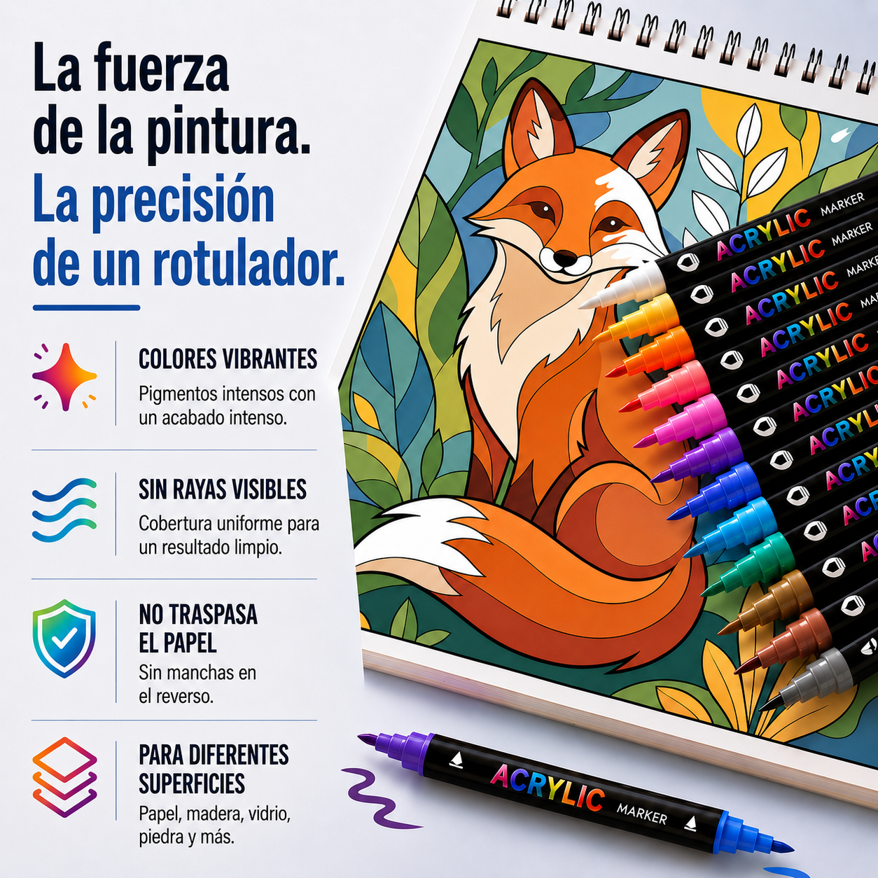 Set de Rotuladores Acrílicos Artelis