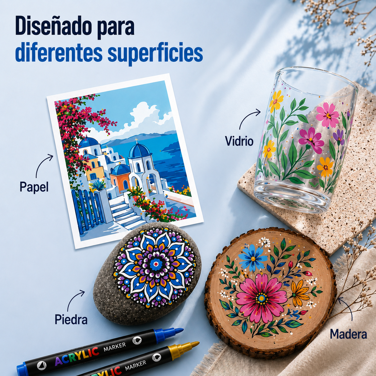 Set de Rotuladores Acrílicos Artelis