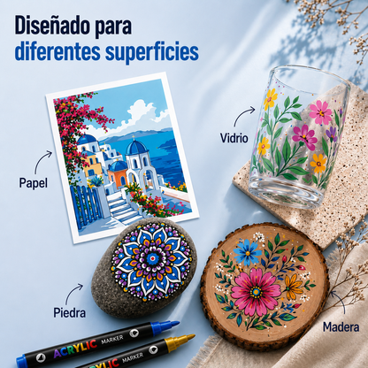 Set de Rotuladores Acrílicos Artelis